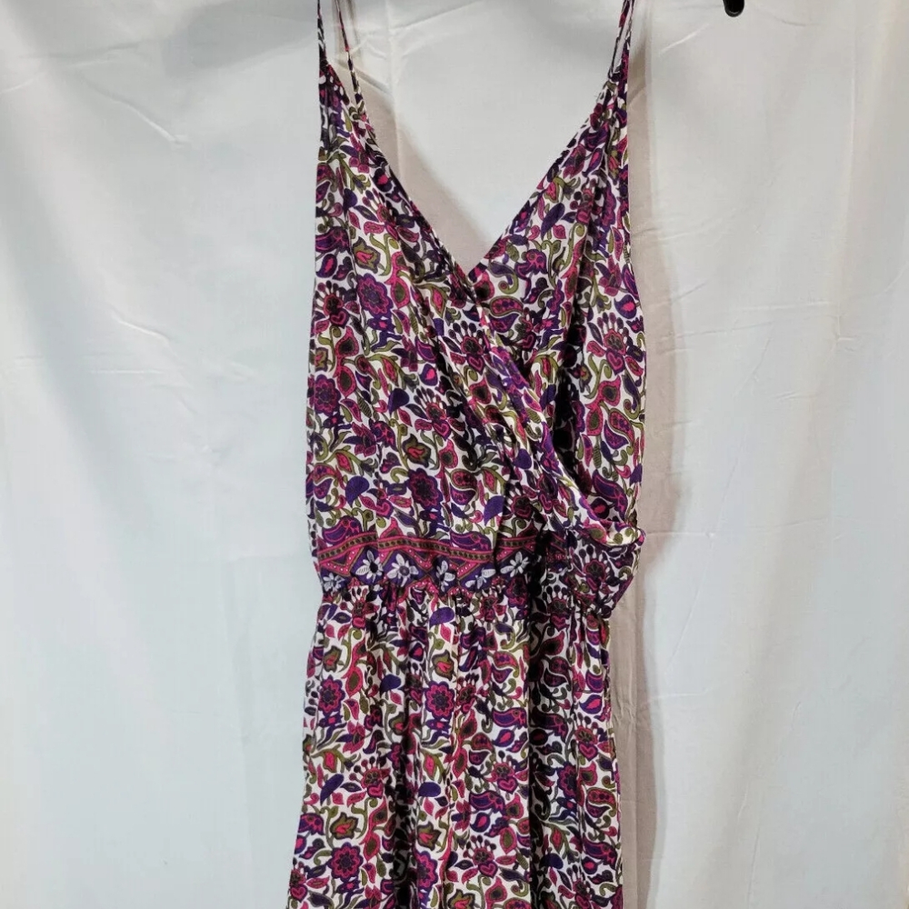 Floral V-Neck Sleeveless Dress - Picture 1 of 2